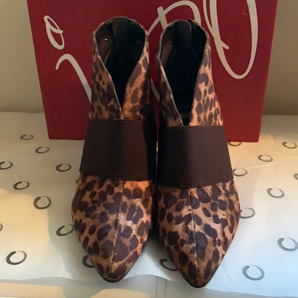 HP🎈IMPO BOOTIES (HEEL), SIZE 9M, ANIMAL PRINT - Picture 2 of 6